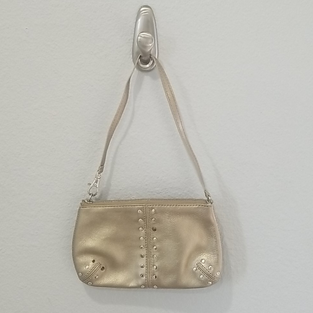 Michael Kors Gold Flat Stud Wristlet